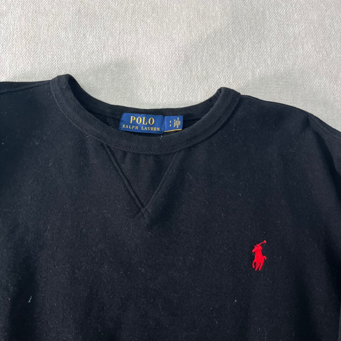 95 폴로랄프로렌 스몰포니 블랙 맨투맨 상품이미지2