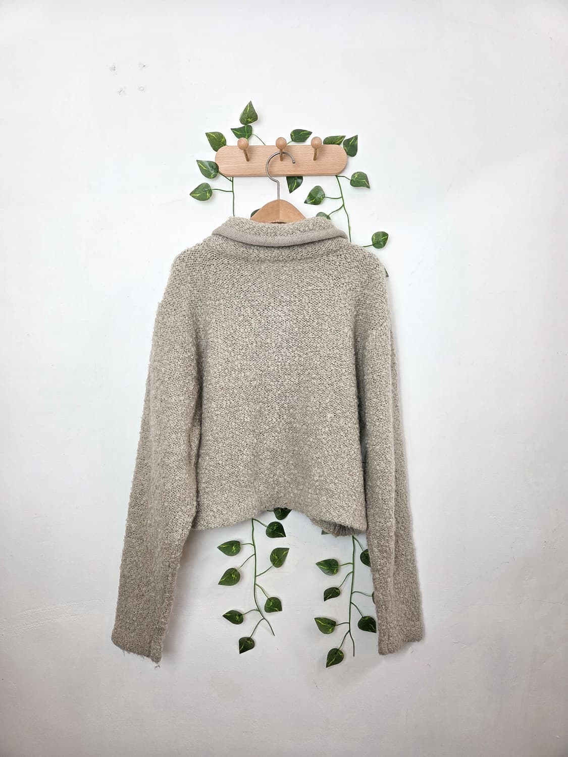 동글카라 부클 가디건 상품이미지4