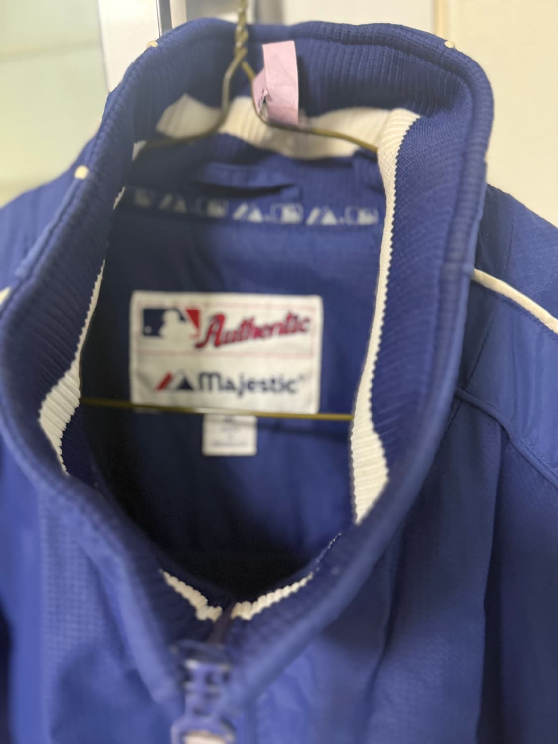 la 다저스 마제스틱 빈티지 오왼 바시티 야구 자켓 xl 상품이미지4