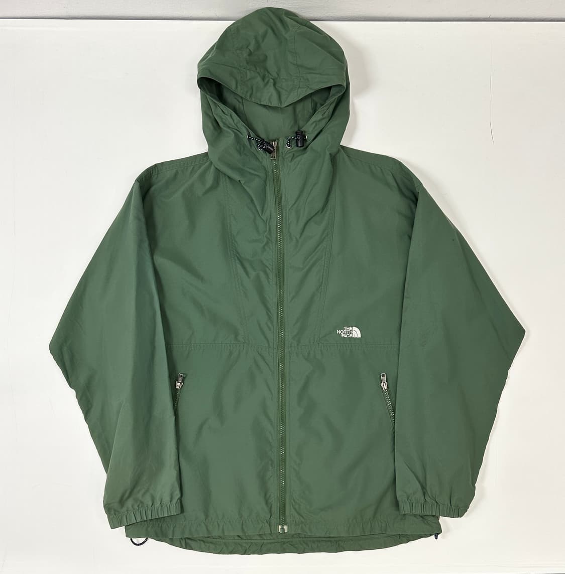노스페이스 90’s 쉘 후드 바람막이 딥그린100 상품이미지2
