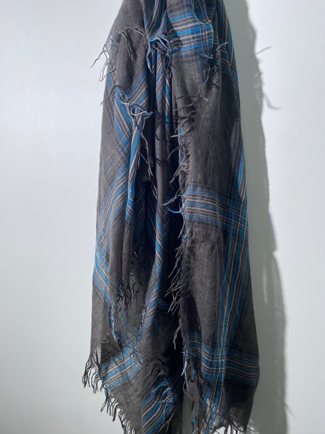 빈티지 체크 패턴 스카프 상품이미지2