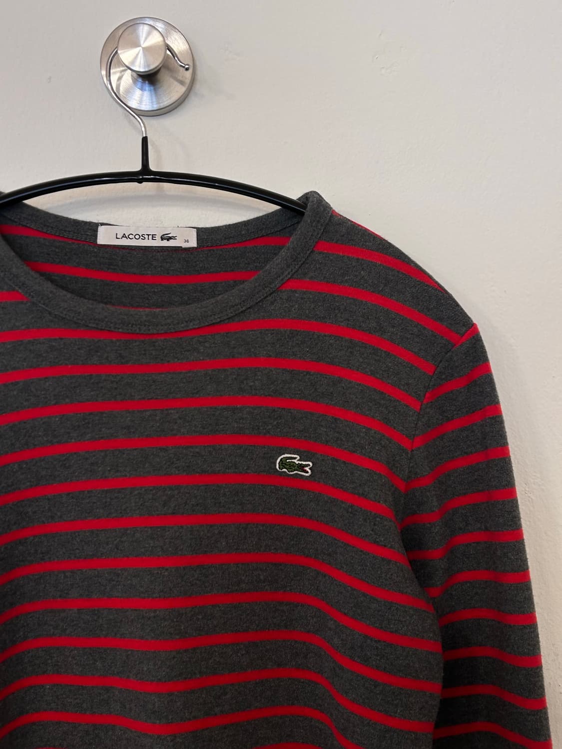 라코스테 스트라이프 티셔츠 36 (실측 여성90) 상품이미지3