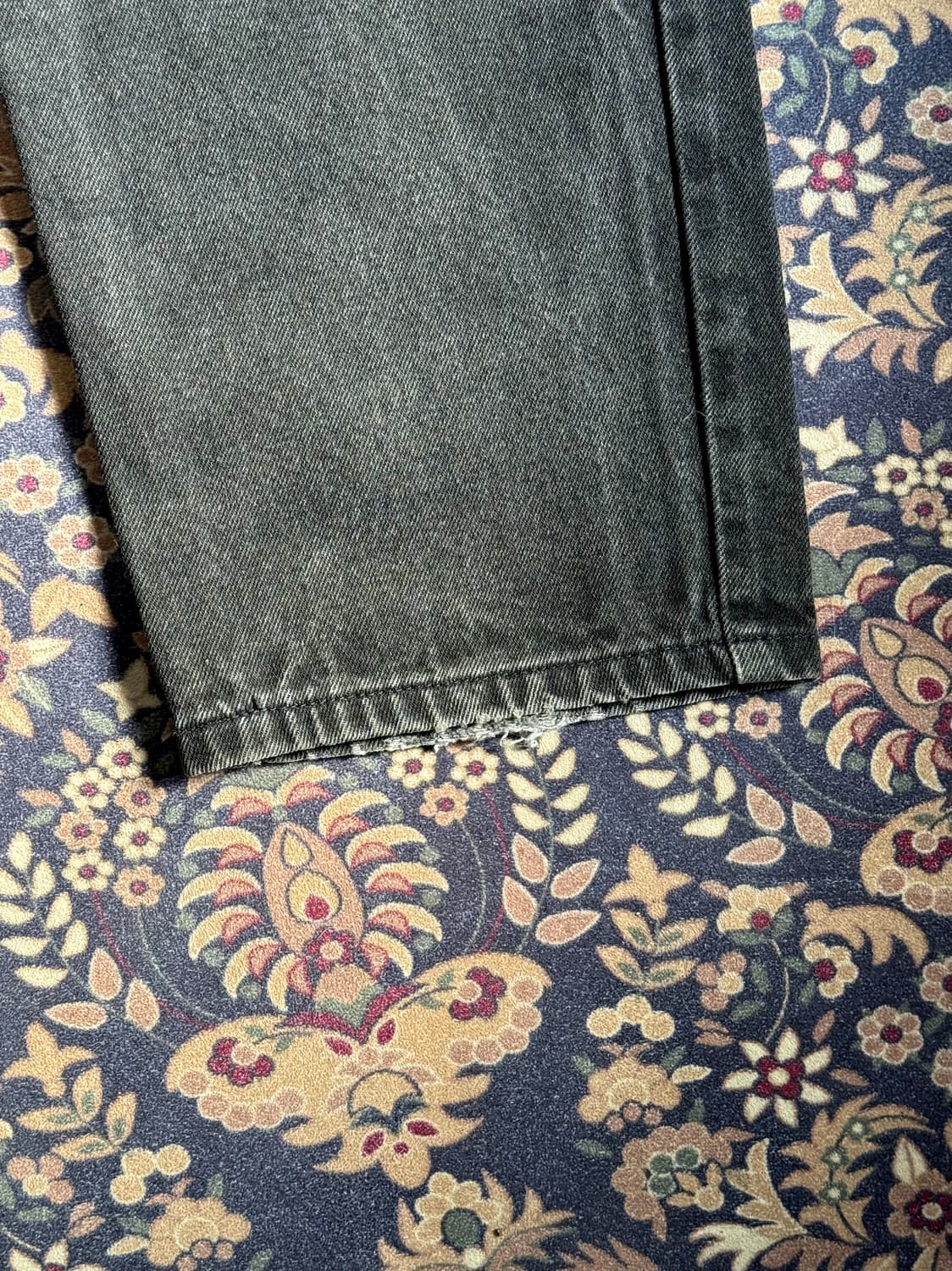 90s 푸에르토리코 리바이스 오렌지탭 505 블랙진 상품이미지4