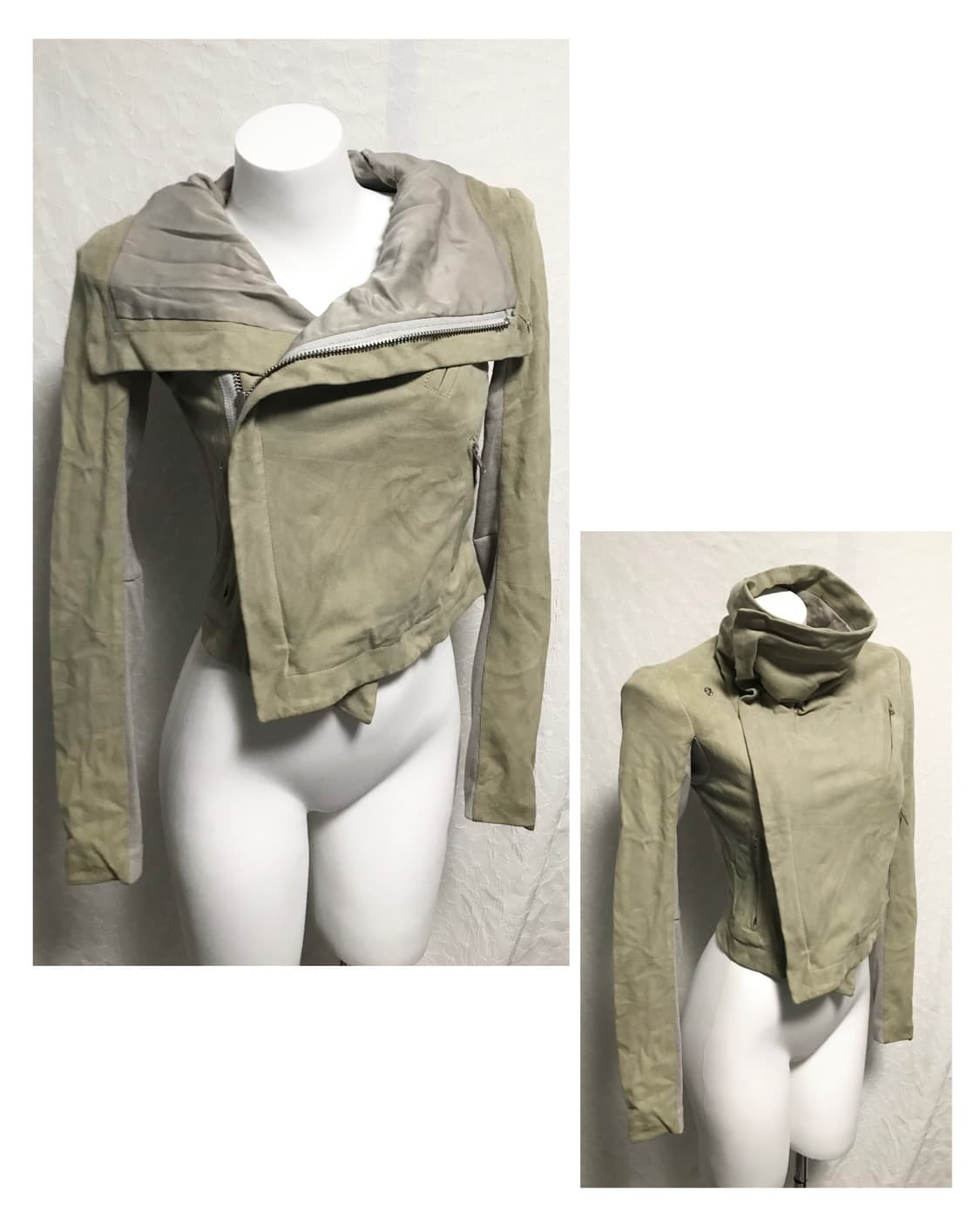 빈티지 아카이브 스웨이드 하이넥 자켓 상품이미지1