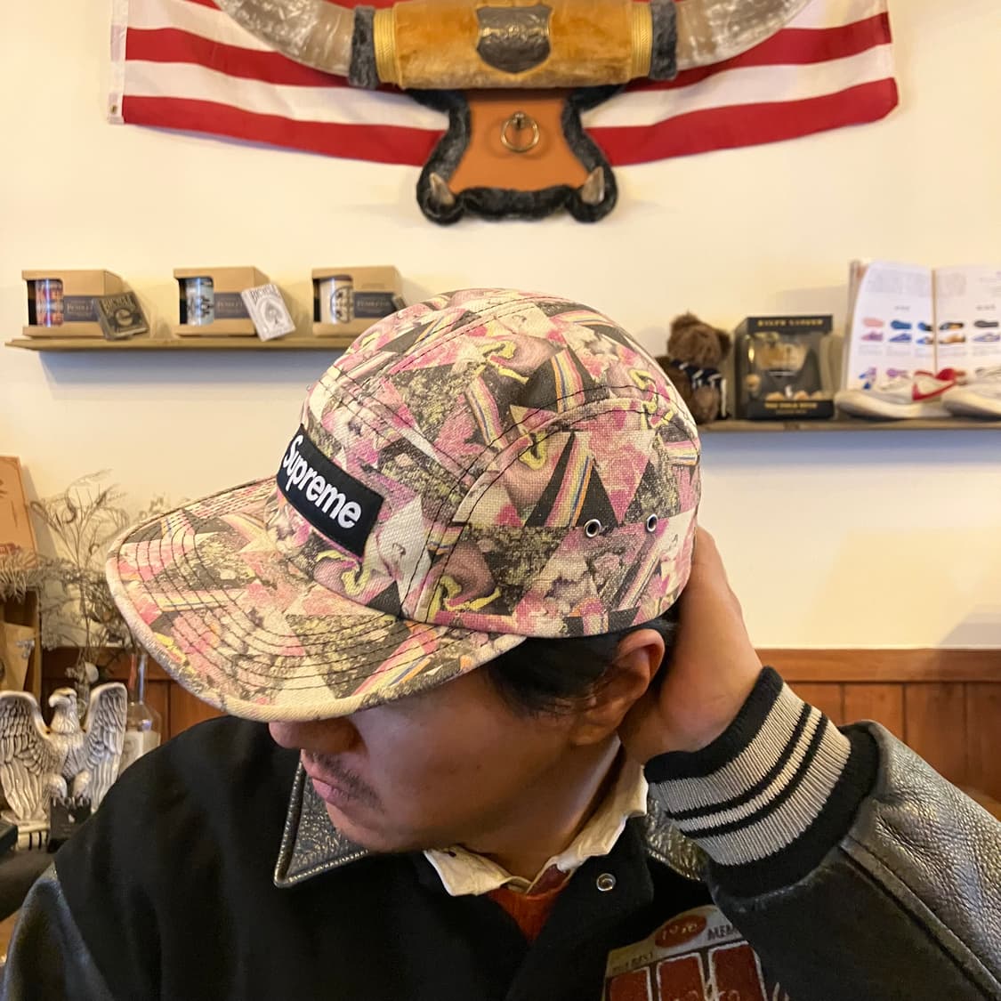 슈프림 x 리버티 페이즐리 캠프캡 OS 상품이미지9