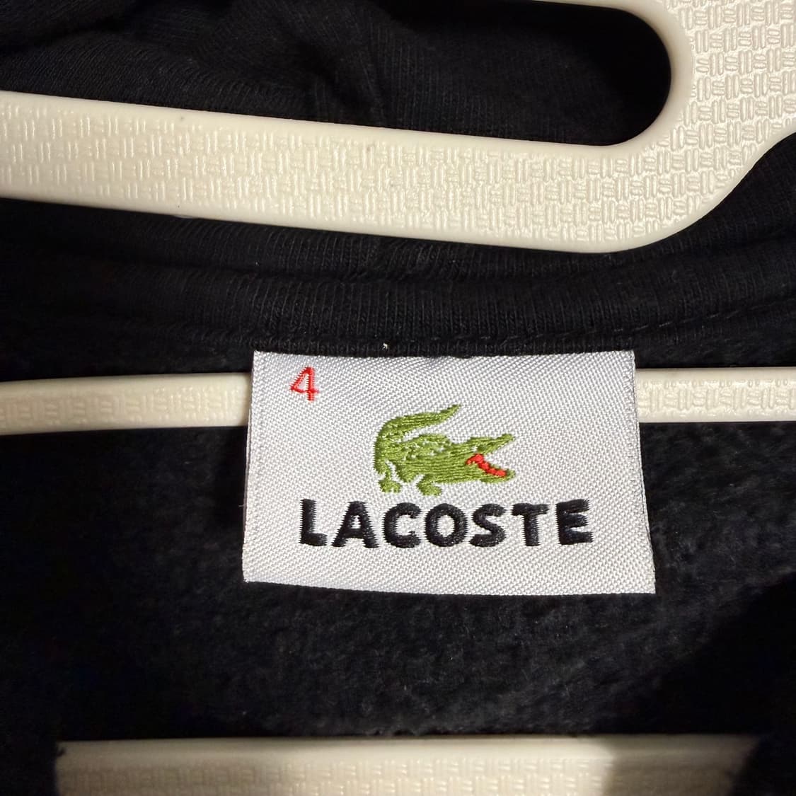라코스테 후드집업 블랙 4사이즈 상품이미지3
