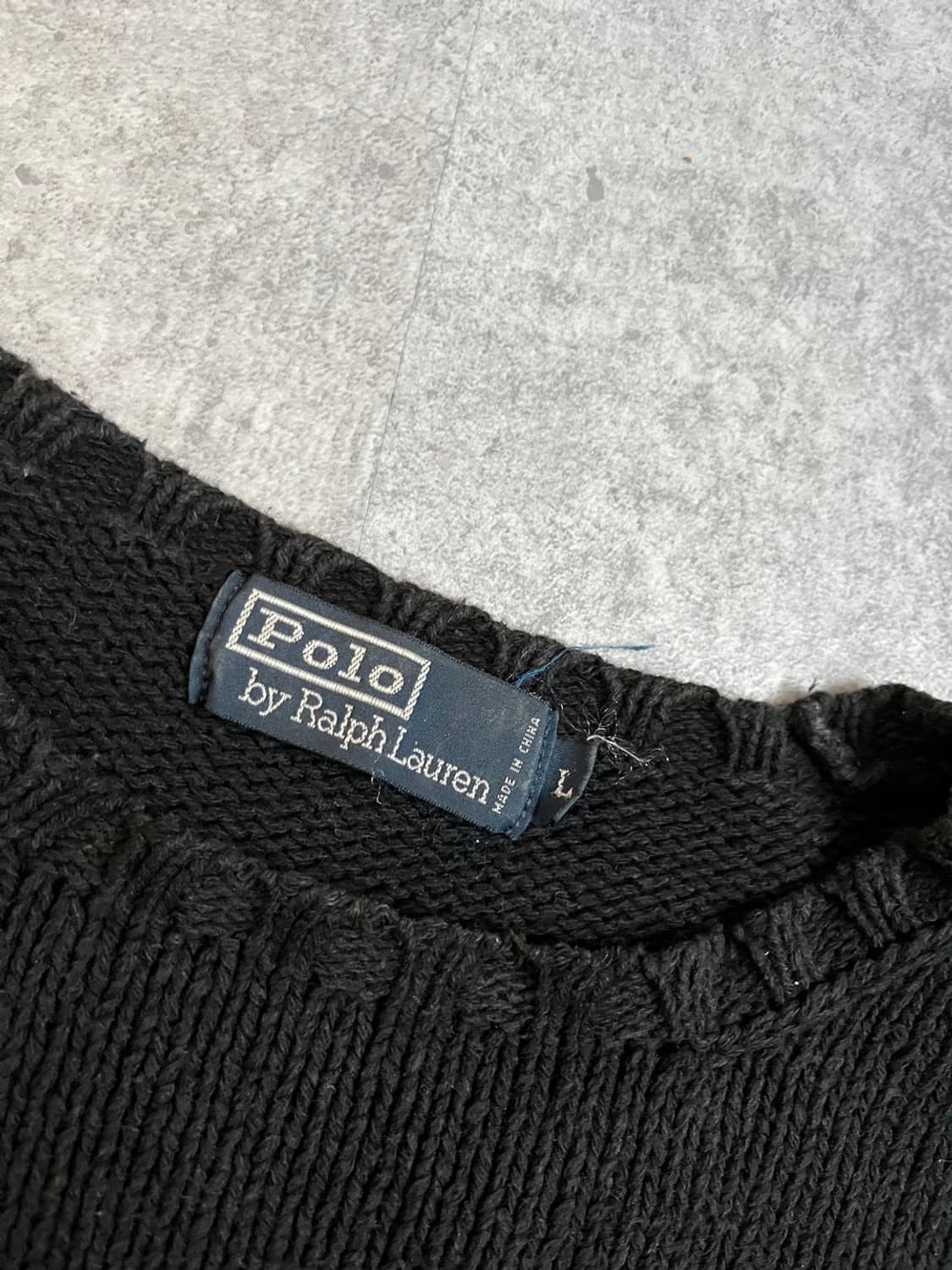 XL) 폴로 코튼 니트 상품이미지5