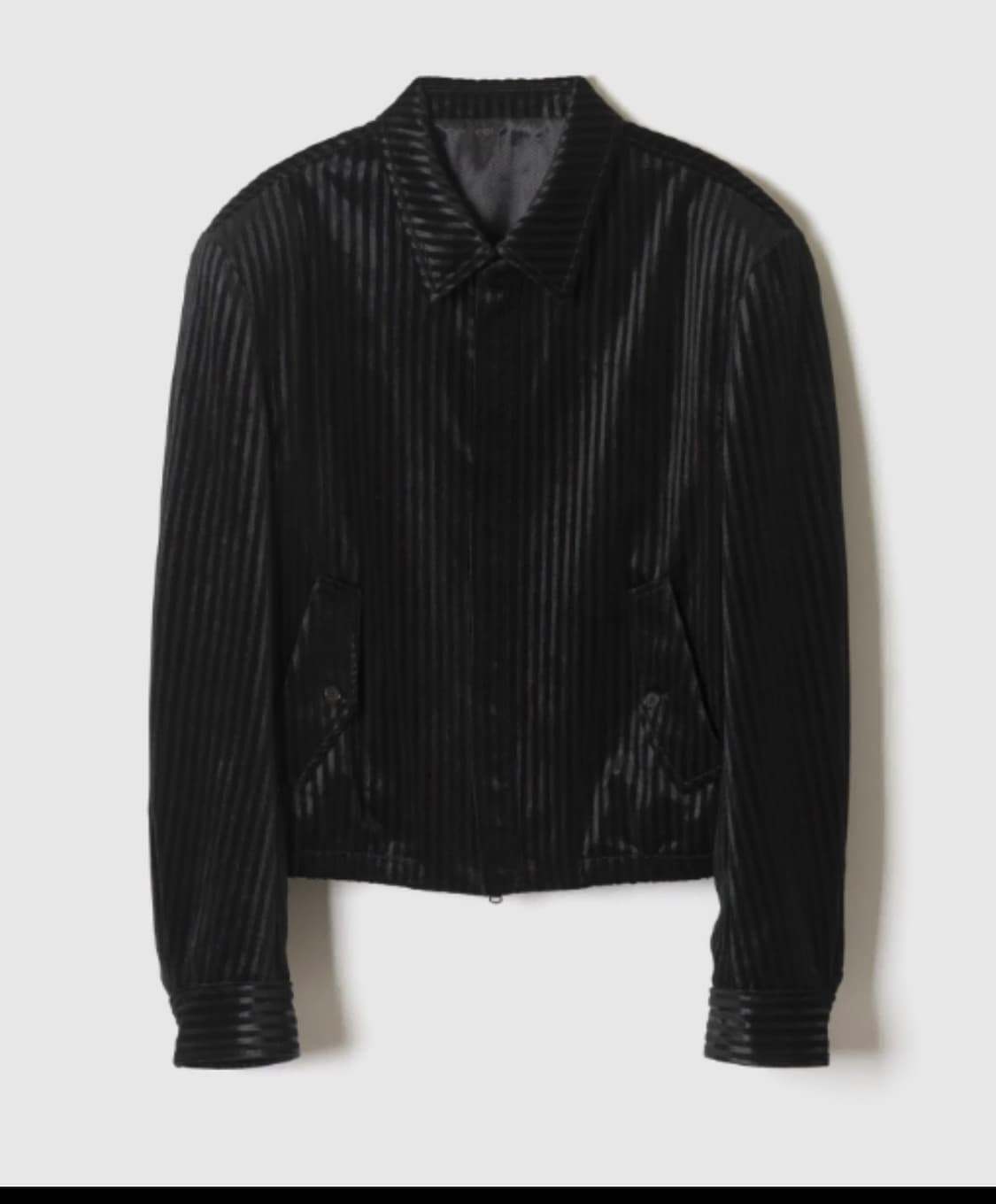 포커페이스 스트라이프 블루종 자켓 50사이즈  상품이미지1