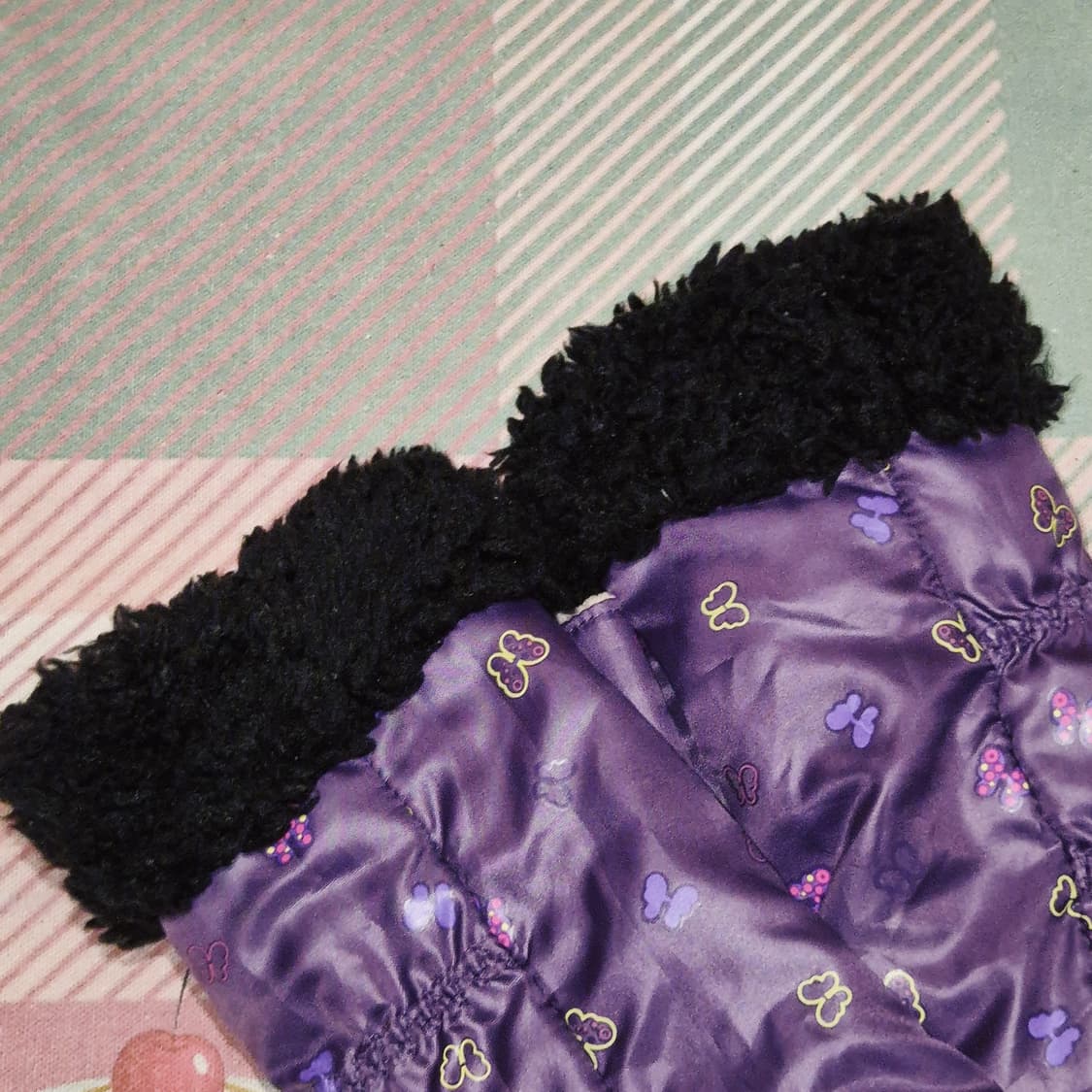 05s 안나수이 퍼플 패디드 퍼 나비 글로브 상품이미지7