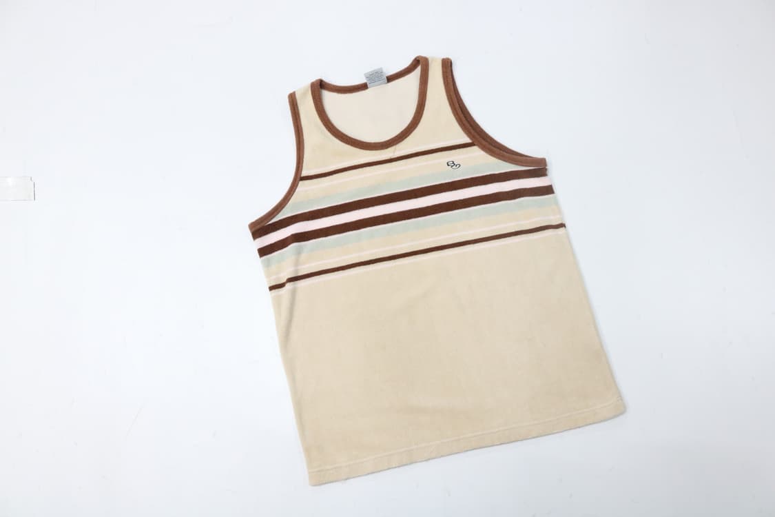 BODY GLOVE 바디글러브 빈티지 테리 보더 스트라이프 슬리브리스 상품이미지2