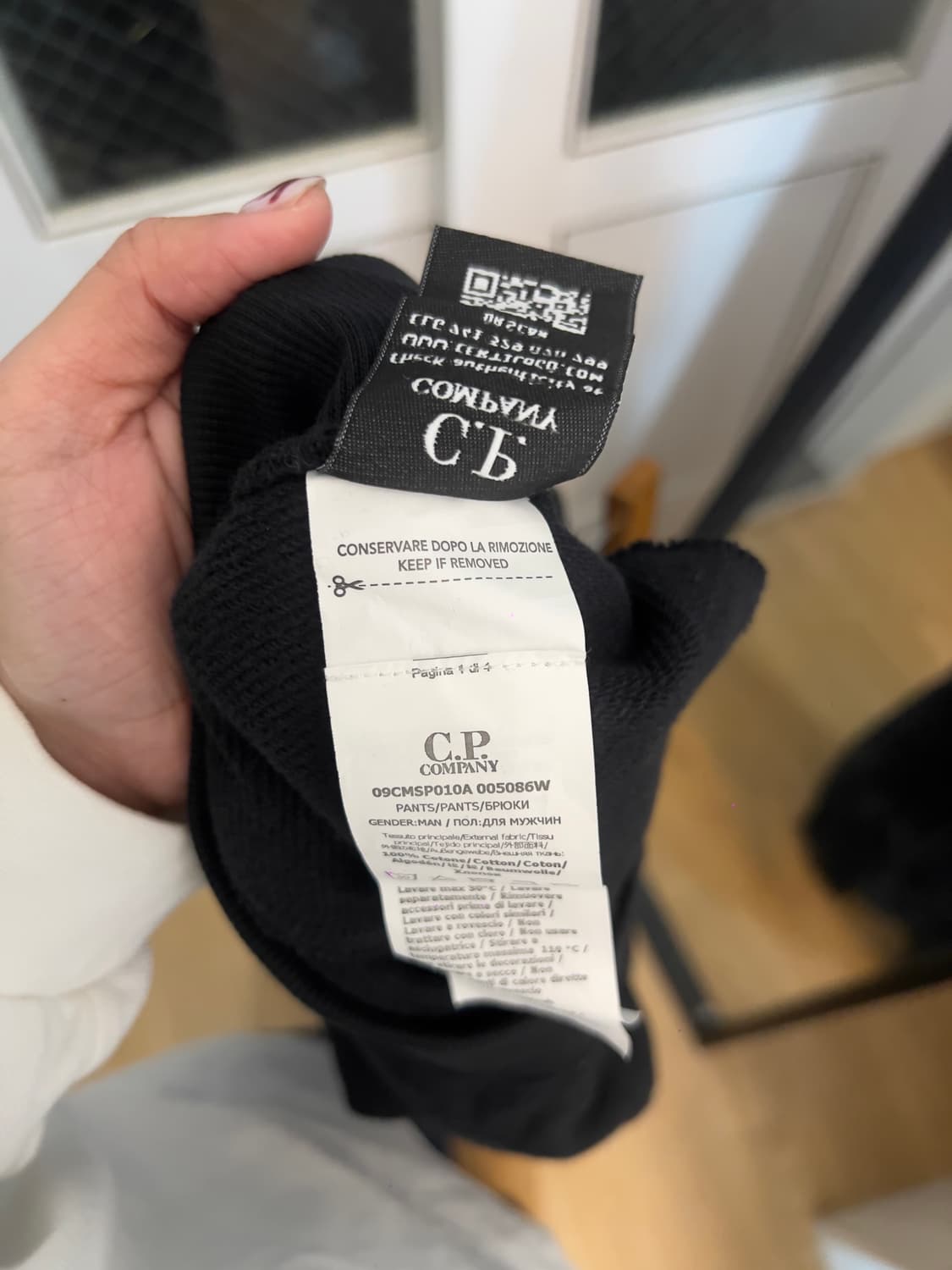 CP 컴퍼니 블랙 카고 조거팬츠 (32) 상품이미지6