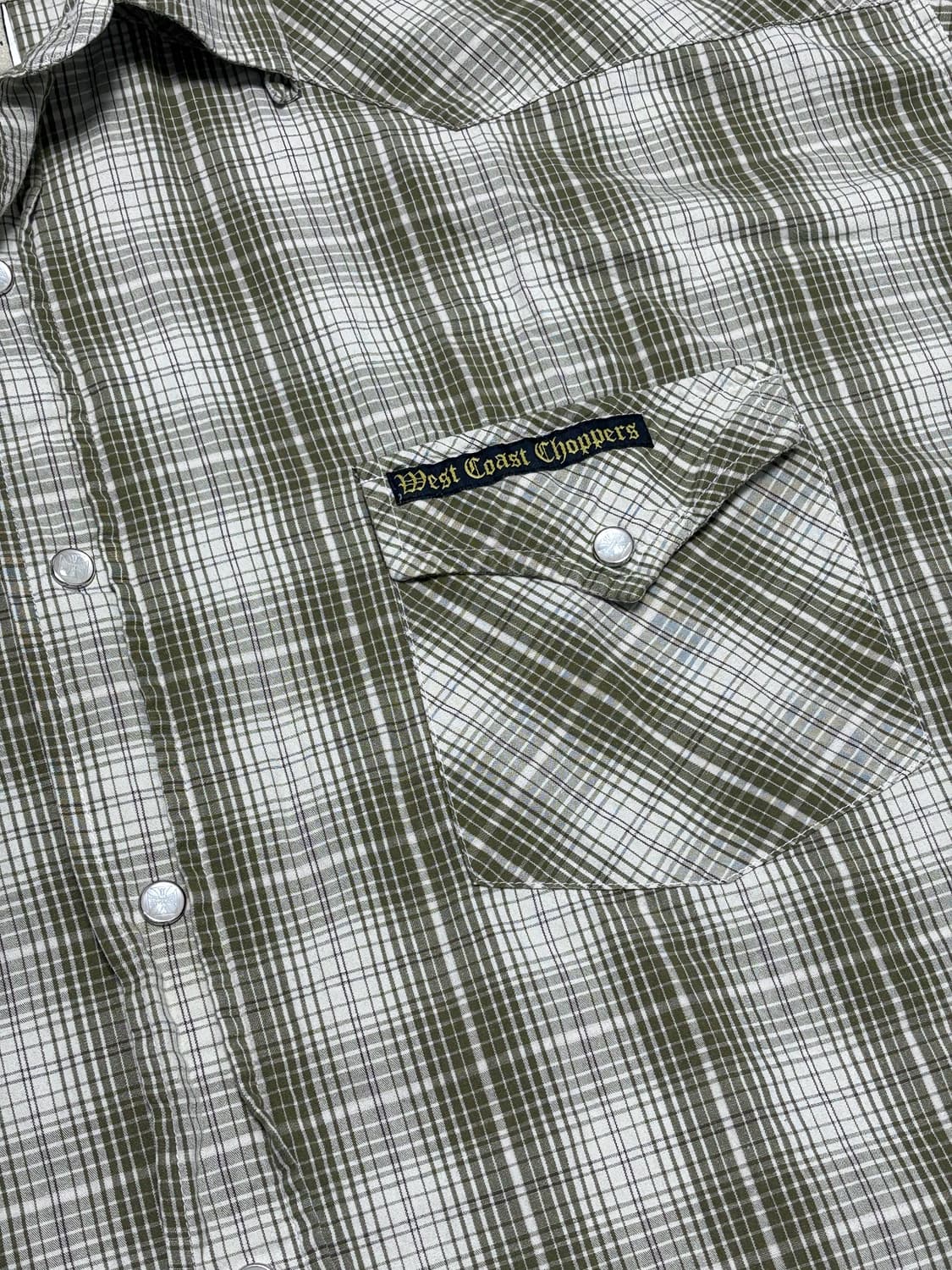 웨스트 코스트 차퍼스 웨스턴 체크 셔츠 골드 상품이미지3