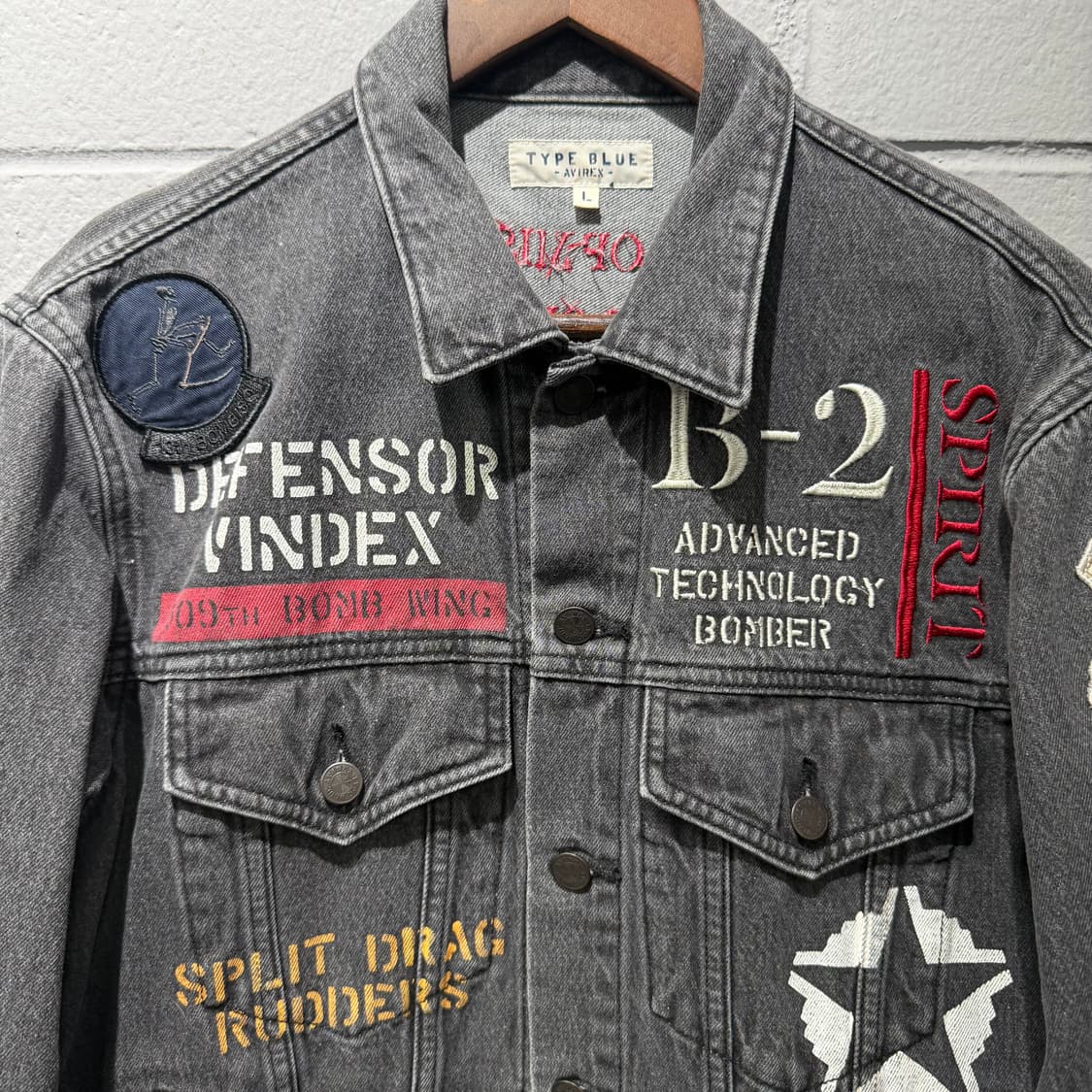 아비렉스 항공 데님자켓 상품이미지2
