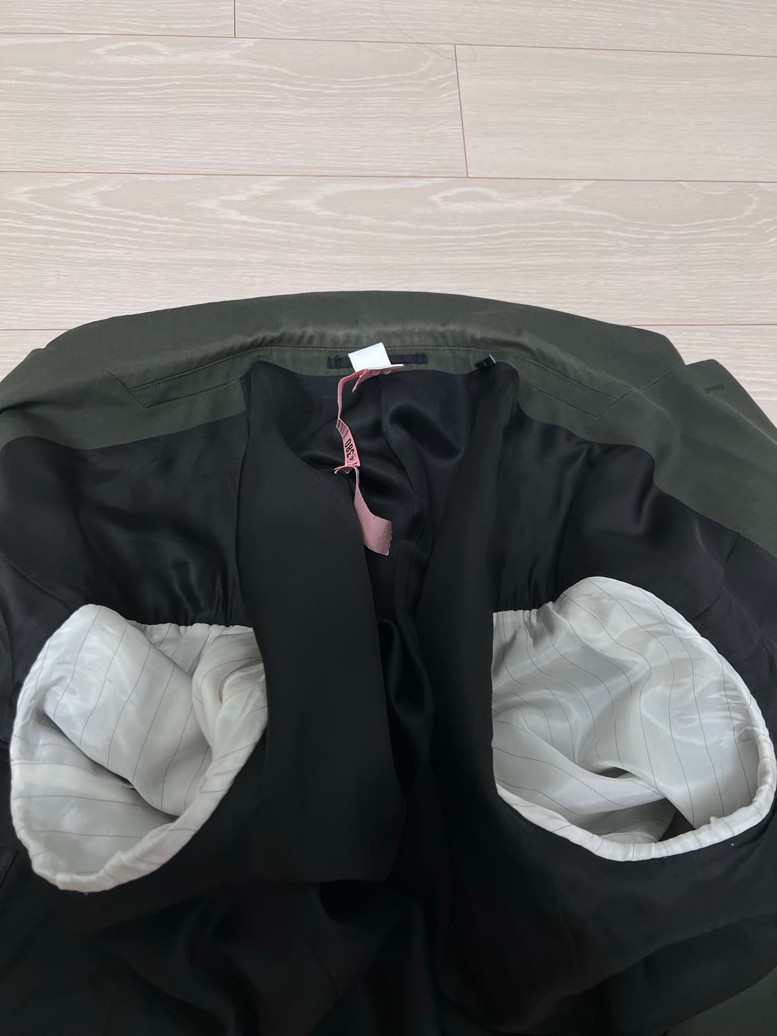 Theory 띠어리 다크 그린 정장 셋업 수트 42,34 상품이미지9