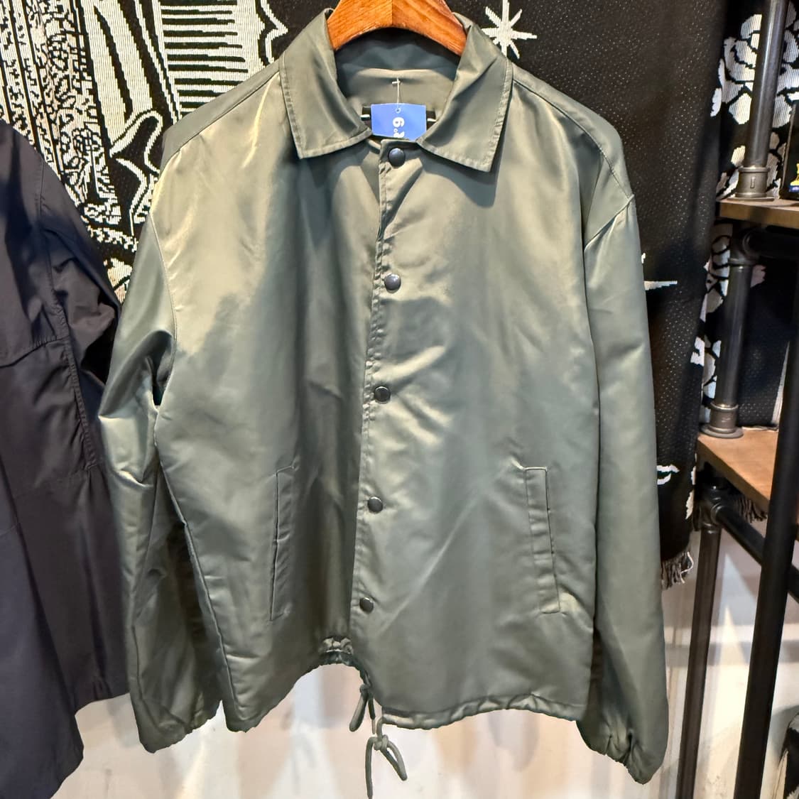 [NO.9] iise 이세 코치자켓 카키 상품이미지4