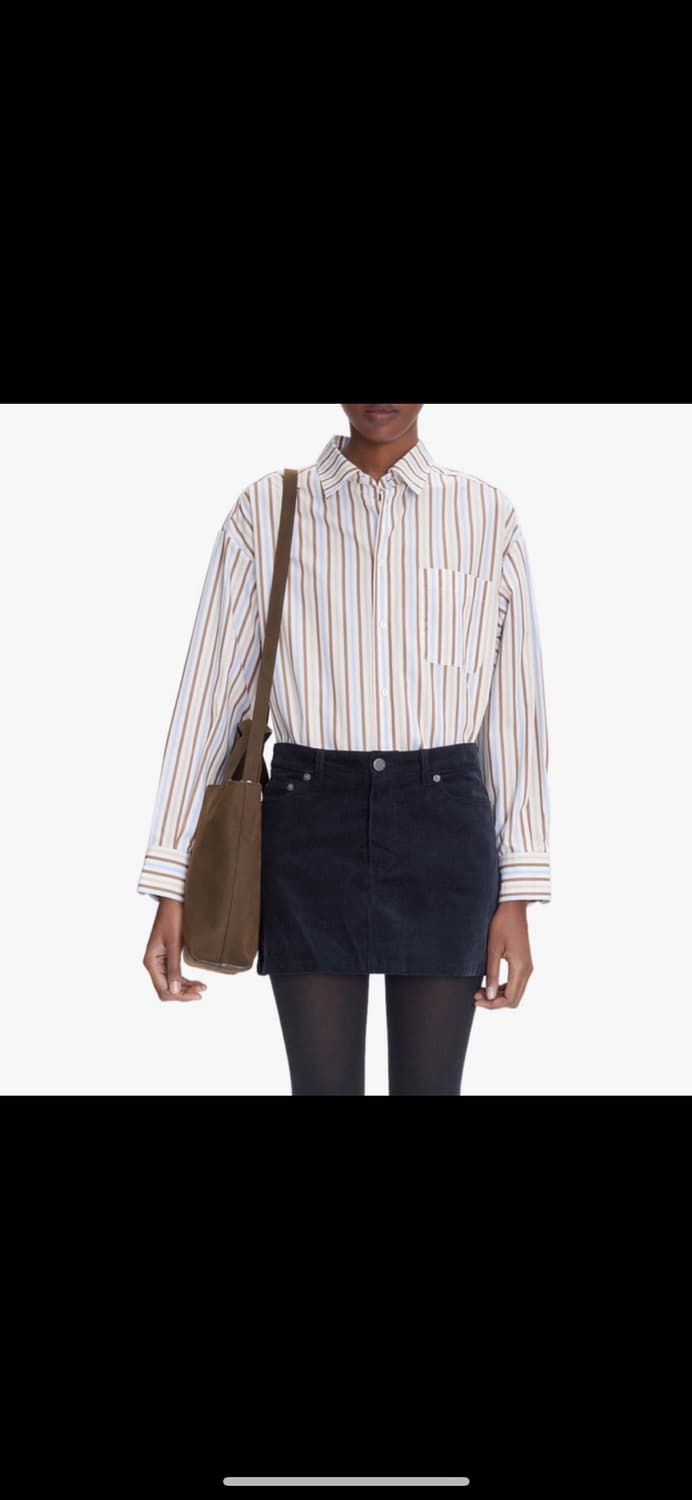 🖤 아페쎄(A.P.C.) 미니주페 블랙 / 블랙 데님스커트 (34) 상품이미지1