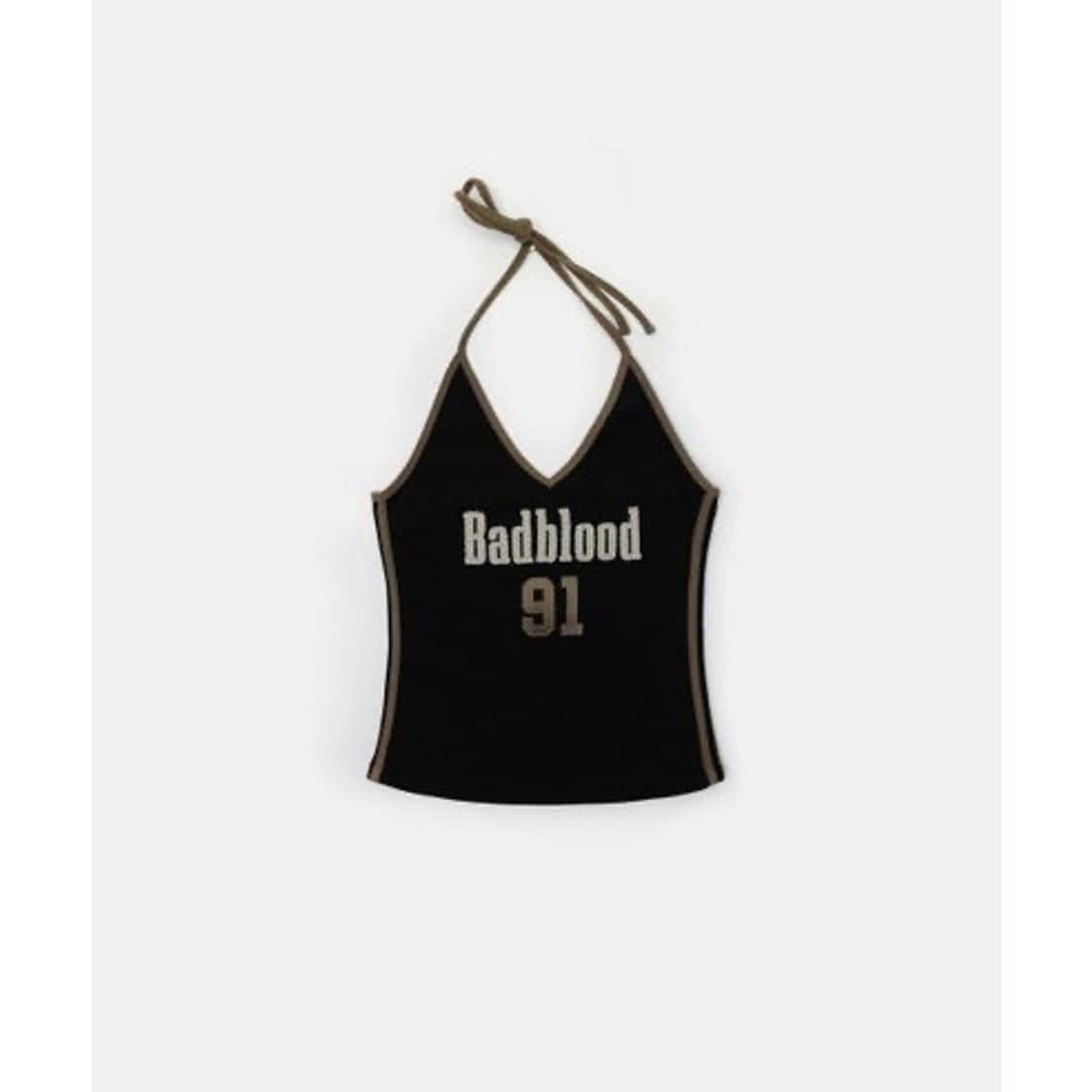 배드블러드 빈티지 클럽 홀터 탱크탑 상품이미지1