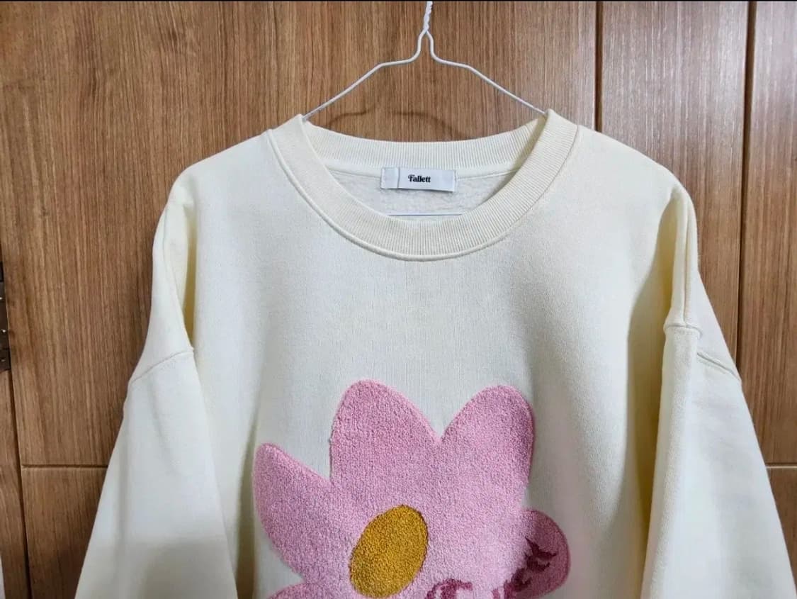 (XL)팔렛 부클 플라워 맨투맨 기모 상품이미지2