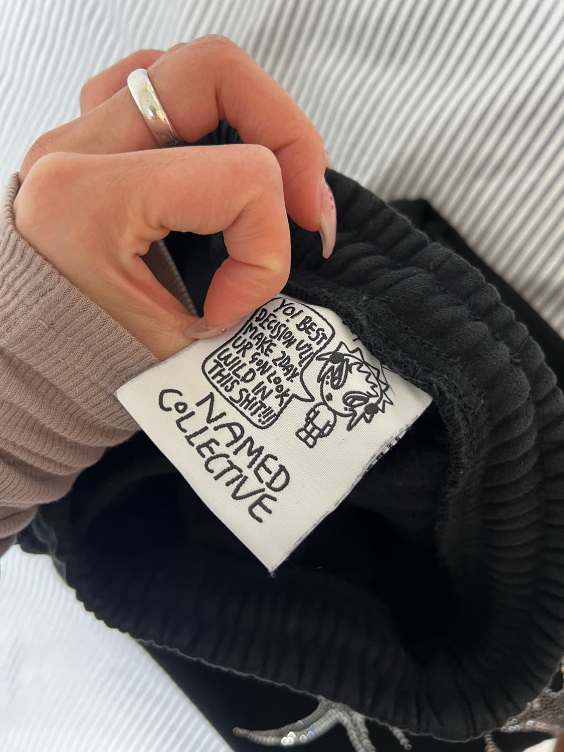 네임드콜렉티브 라인스톤 스웻팬츠 상품이미지4