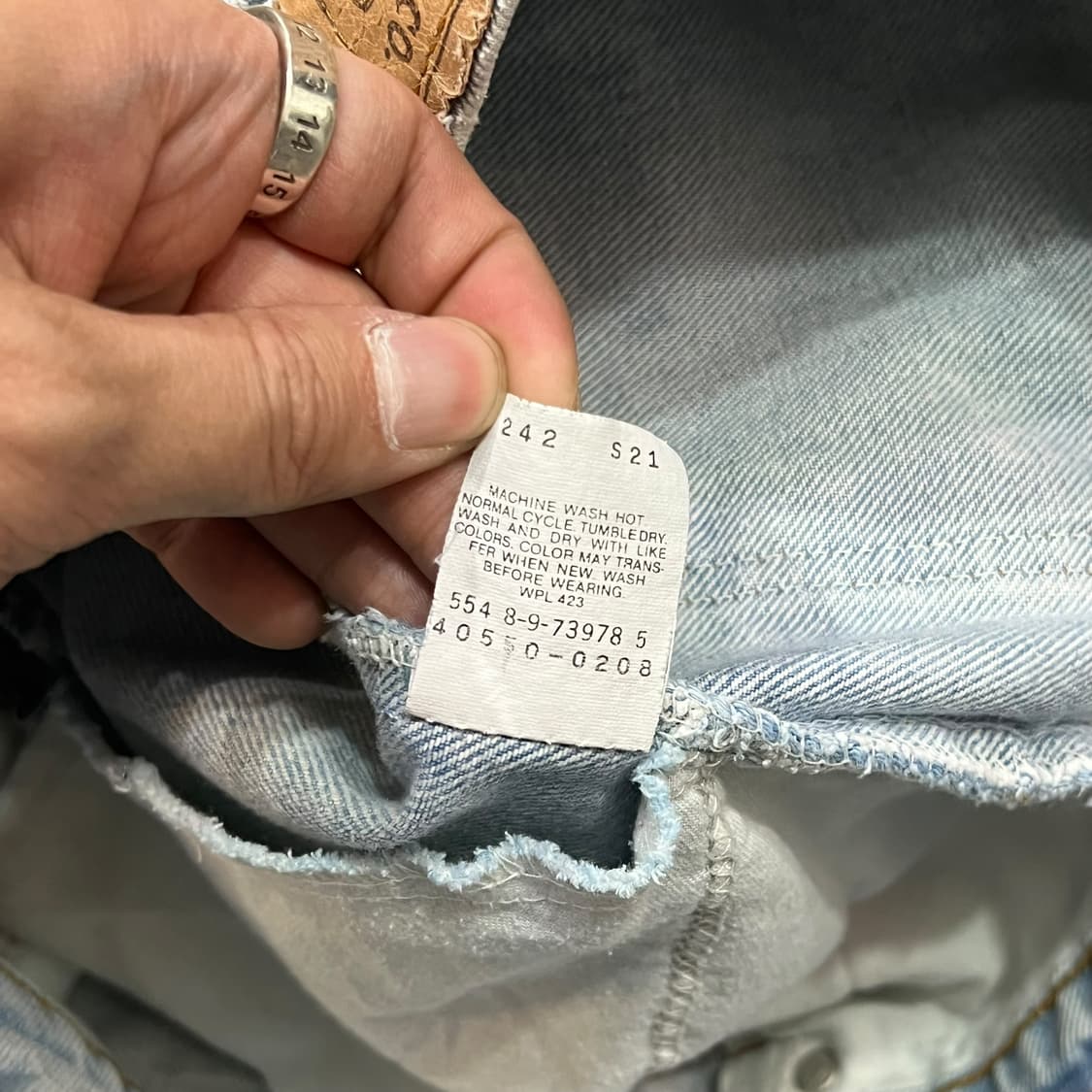  USA 리바이스 550 오렌지탭 데님팬츠 y14190 상품이미지8