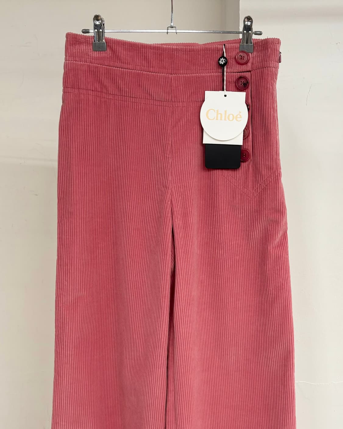 끌로에 핑크 코듀로이 와이드 팬츠  상품이미지2