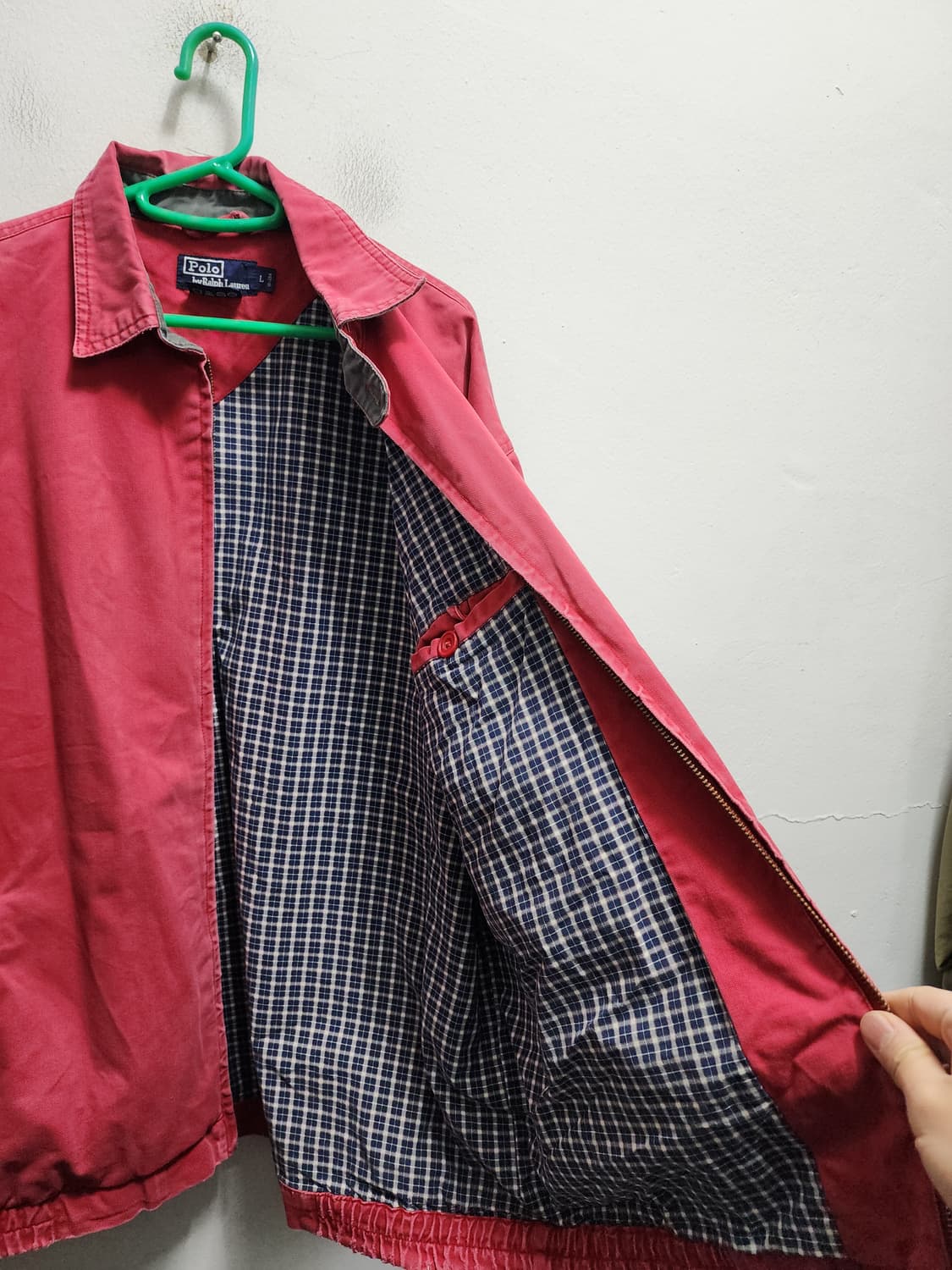 90s 폴로 빈티지 버건디 스윙톱 상품이미지4