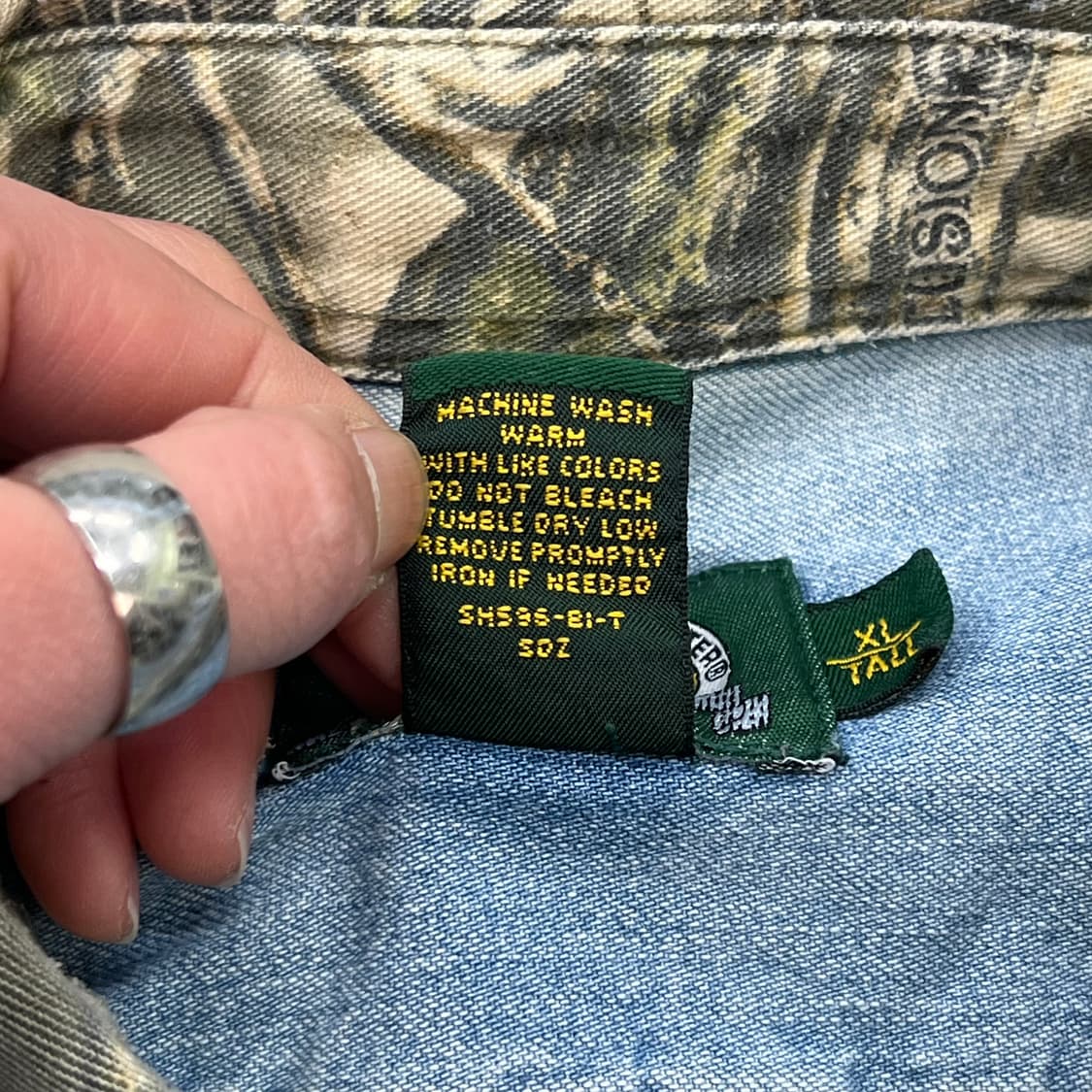 카벨라스 워크 데님셔츠 r3406 상품이미지7