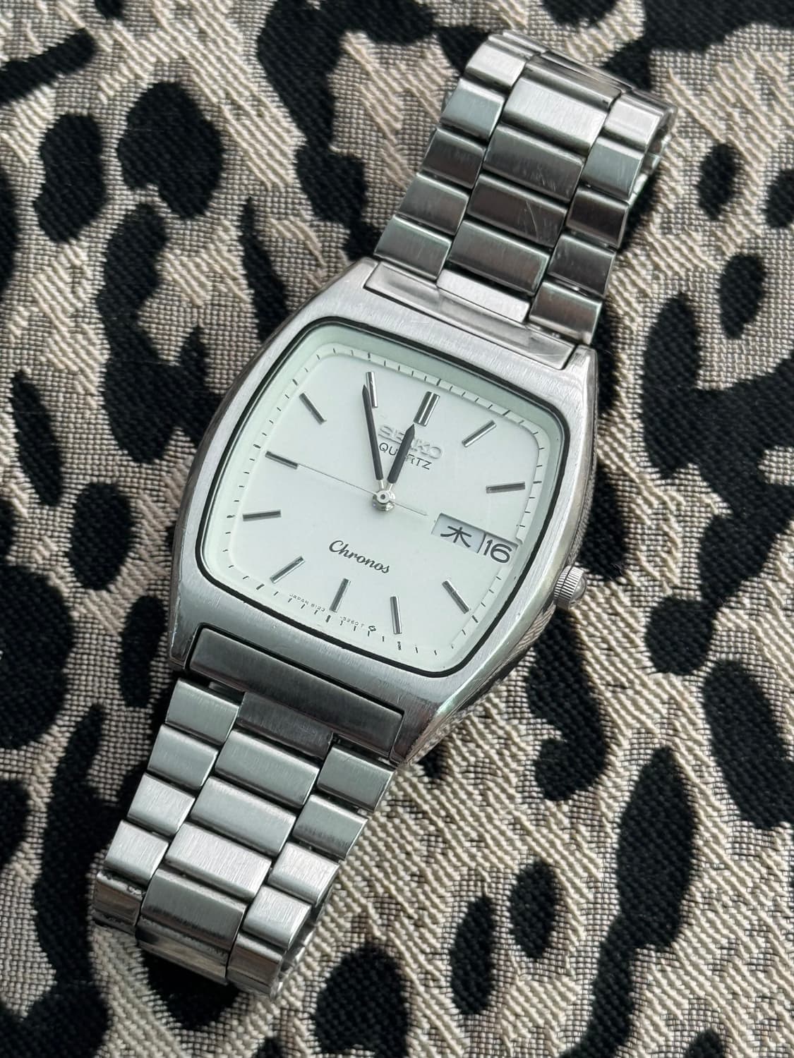 80s 빈티지 세이코 크로노스 쿼츠 상품이미지2