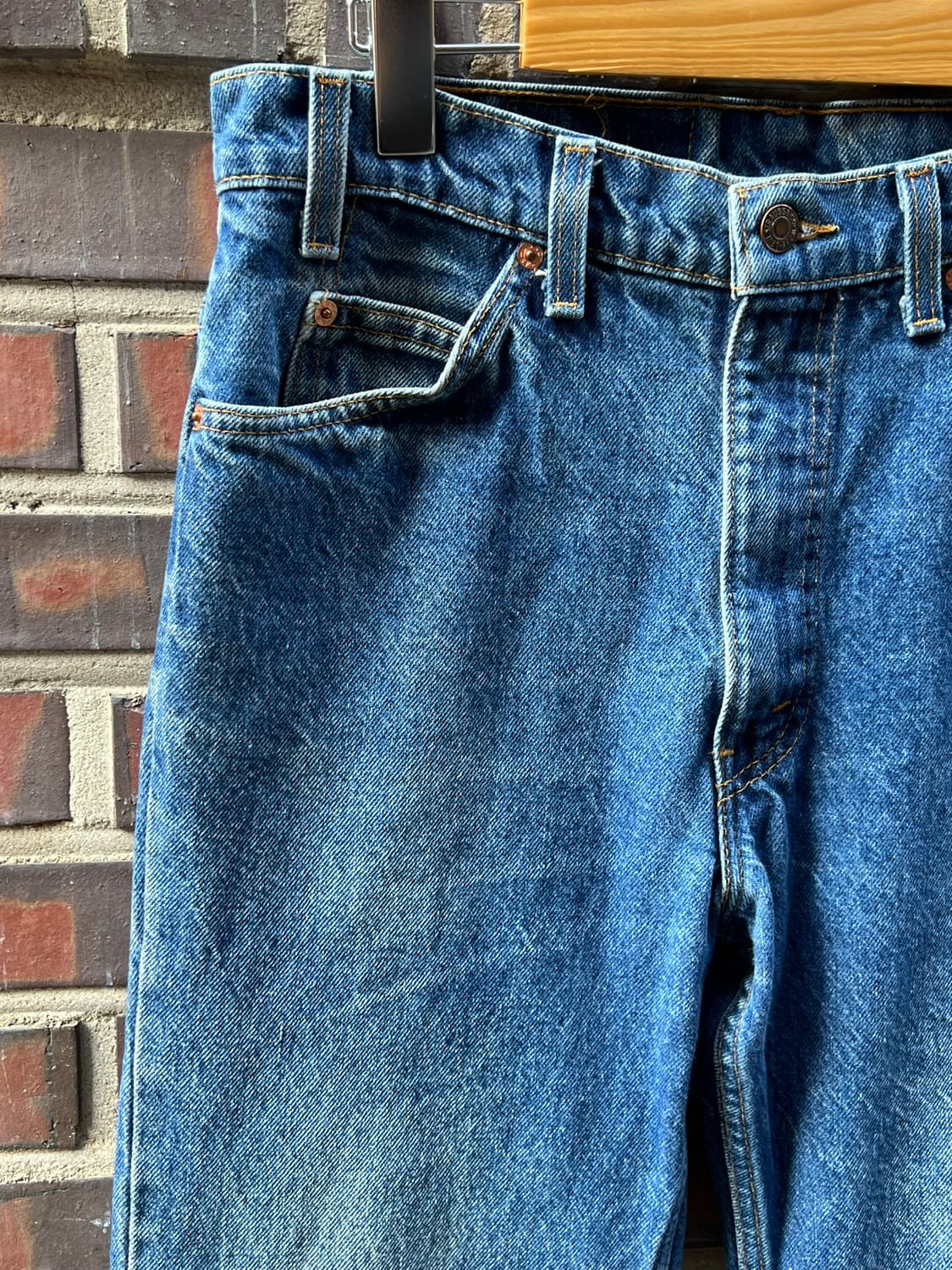 90's [34x31] 리바이스 517 USA 오렌지탭 부츠컷 데님 상품이미지3