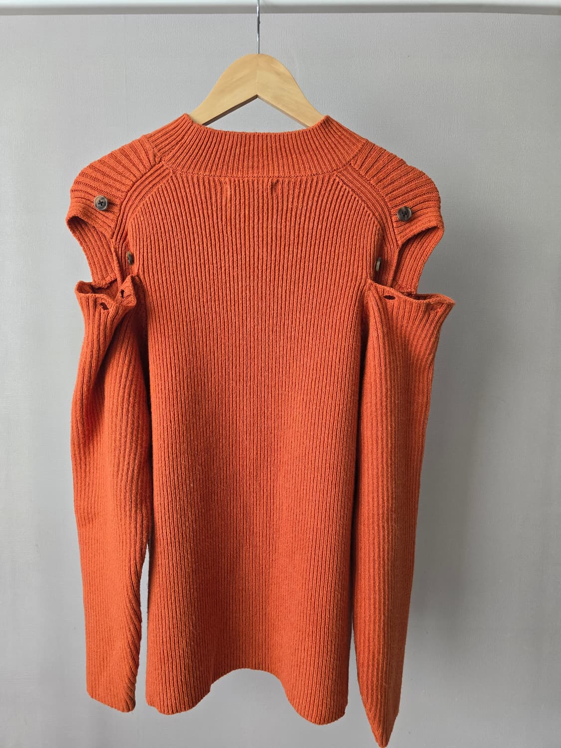 MOUSSY 오픈 숄더 루즈 니트 상품이미지6