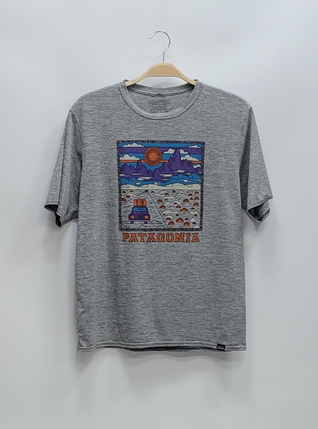 파타고니아 20SS 캐필린 쿨 테일러 그래픽 티셔츠 / 남 M 그레이
 상품이미지1