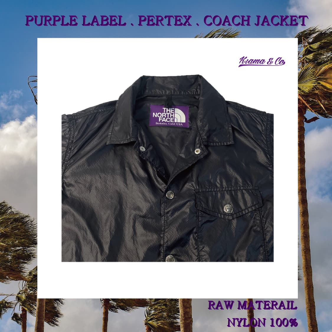 Pertex . Coach jacket 상품이미지2