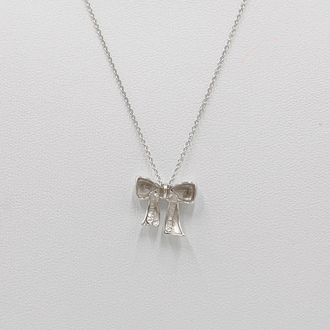 티파니 리본 펜던트 실버 목걸이 NO.107 상품이미지4