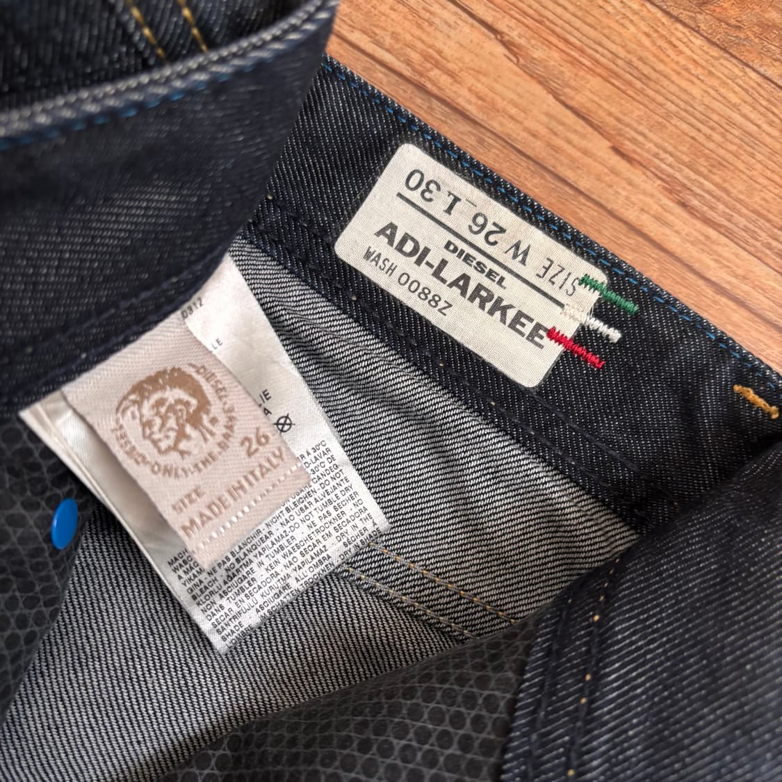 디젤 26 이태리 데님 청바지 콜라보 아디다스 LARKEE  상품이미지8