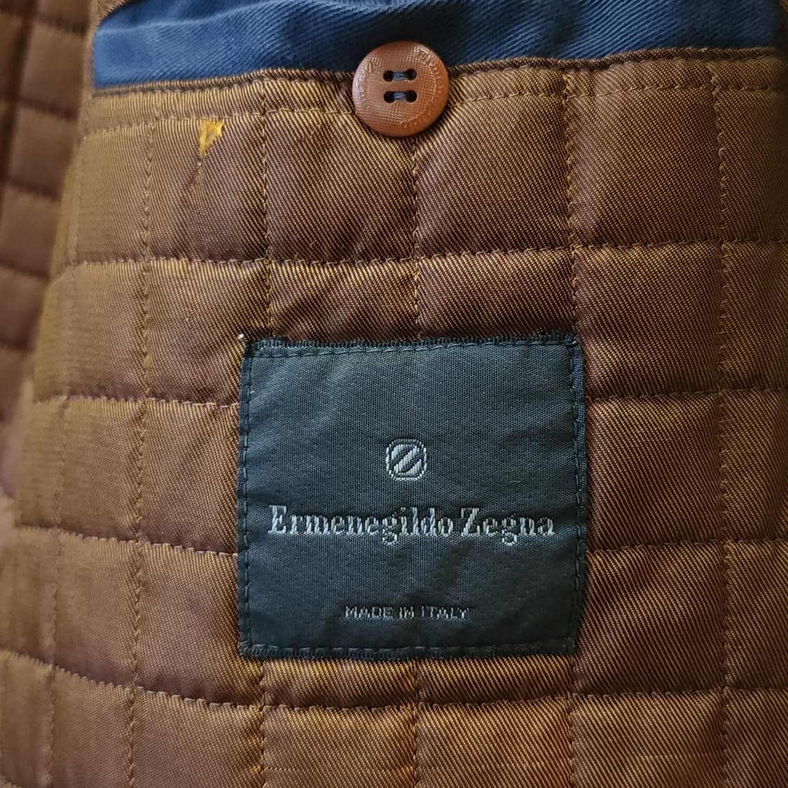 90s 제냐 헌팅자켓 초어코트 블루 L 상품이미지7