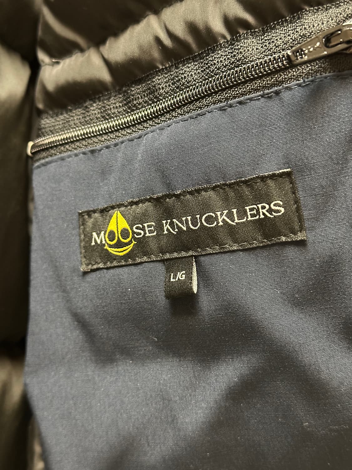 무스너클 네이비 패딩 (키즈 L / 여성 55) 상품이미지5