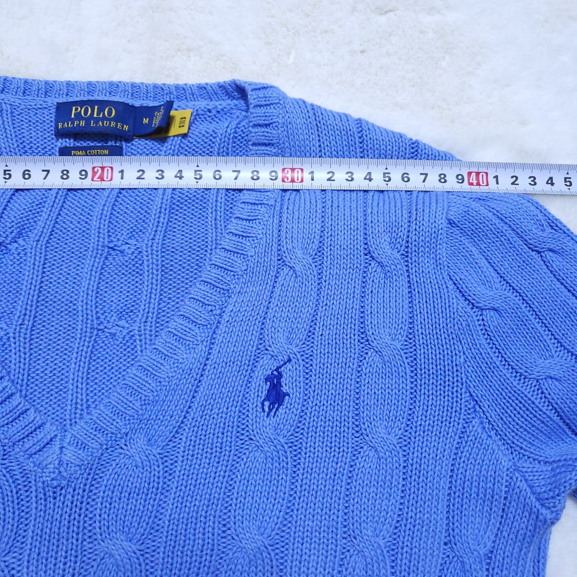 폴로 여성 꽈배기 니트 M 0328 상품이미지3