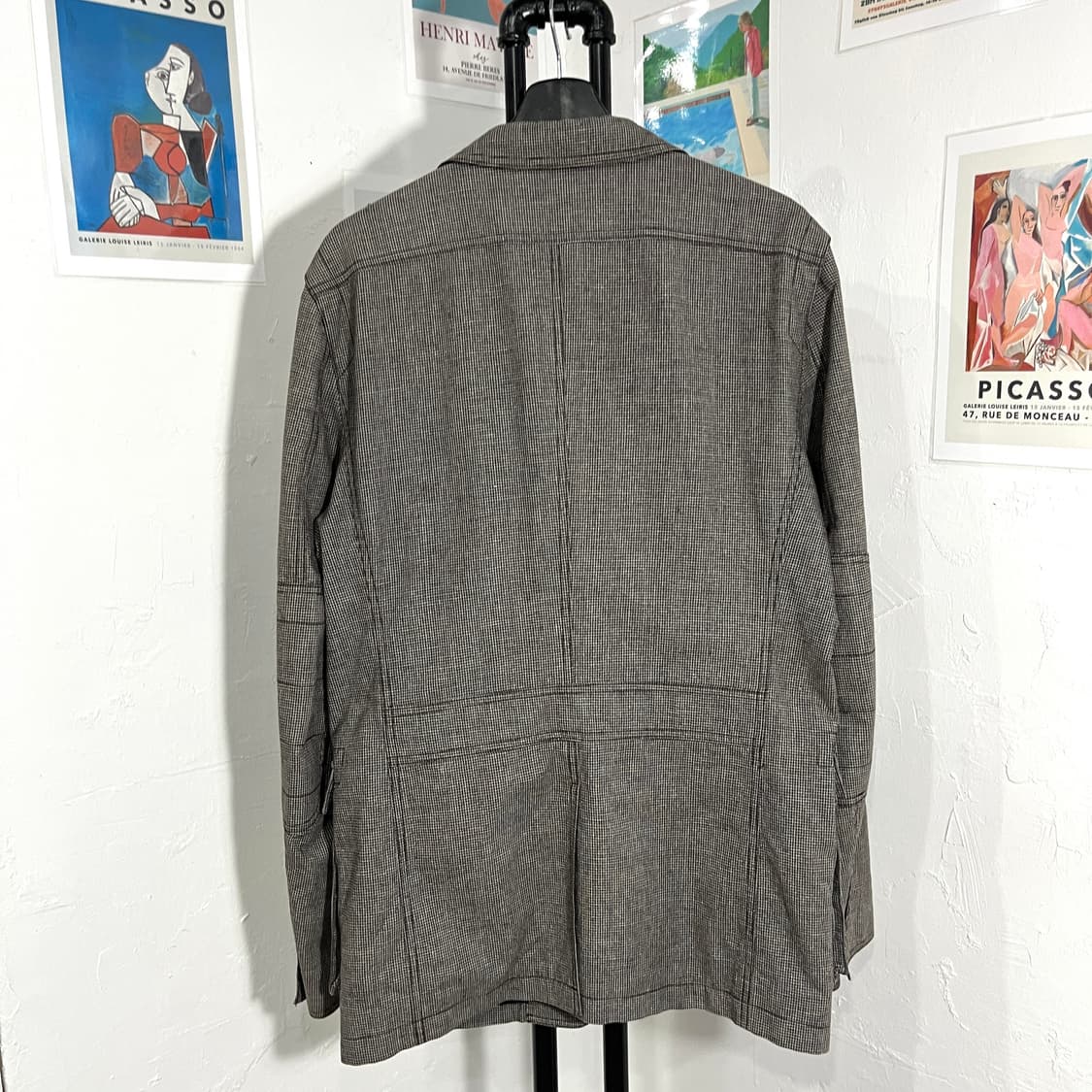 솔리드옴므 체크 블레이저 상품이미지2