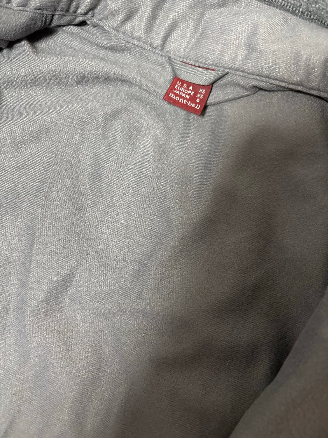 몽벨 다우니2 플리스 집업 자켓 멜란지 그레이 S 새상품 상품이미지3