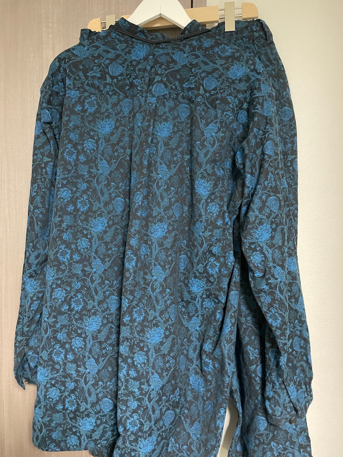 요지야바모토 SYTE 블루 플라워패턴 셋업 상품이미지2