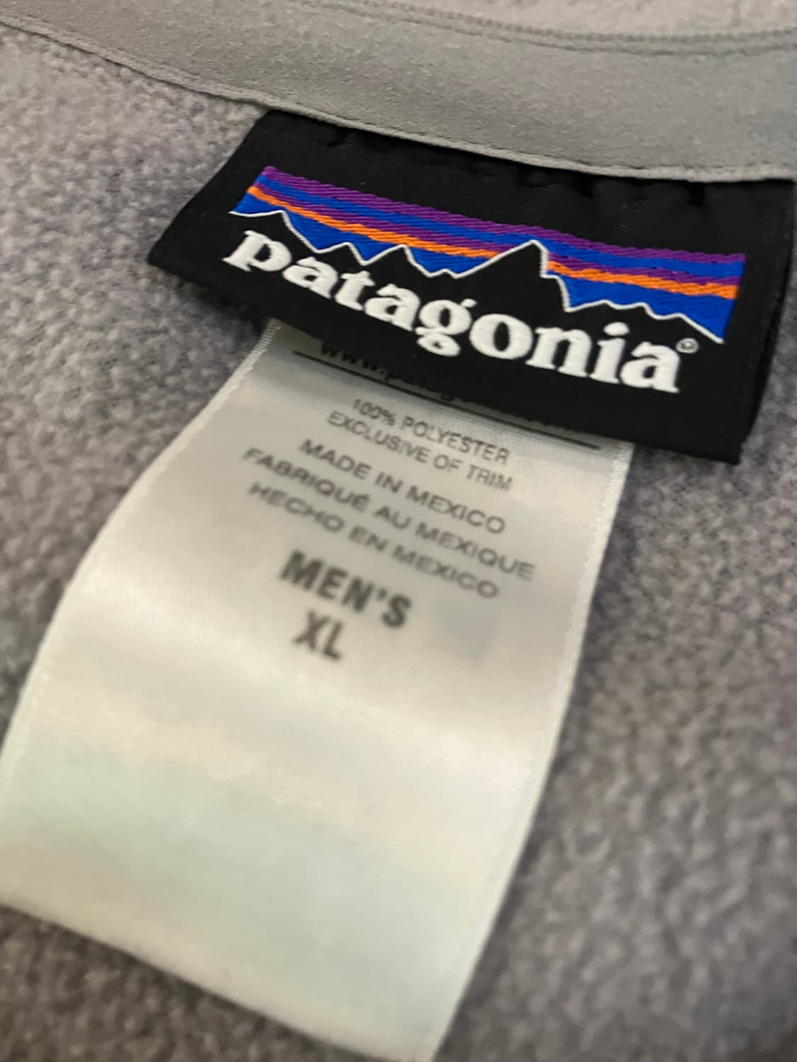 파타고니아 신칠라 하프집업 플리스 그레이 상품이미지4