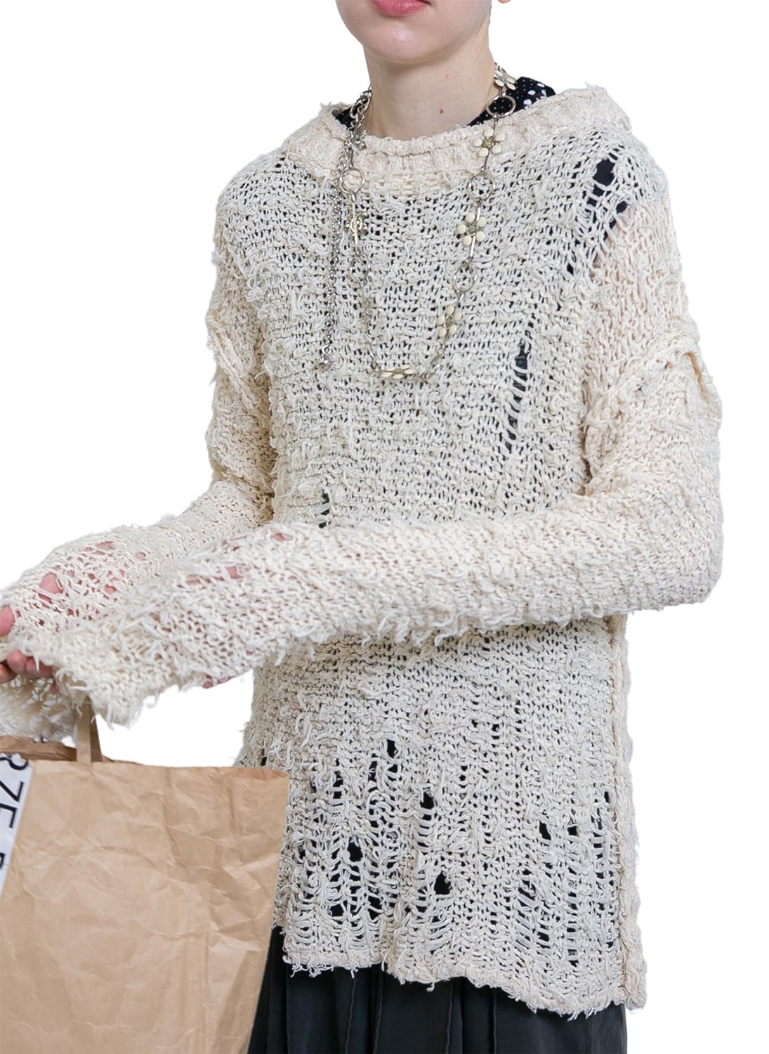 [F]퍼버즈 Rudder 니트/화이트 상품이미지1