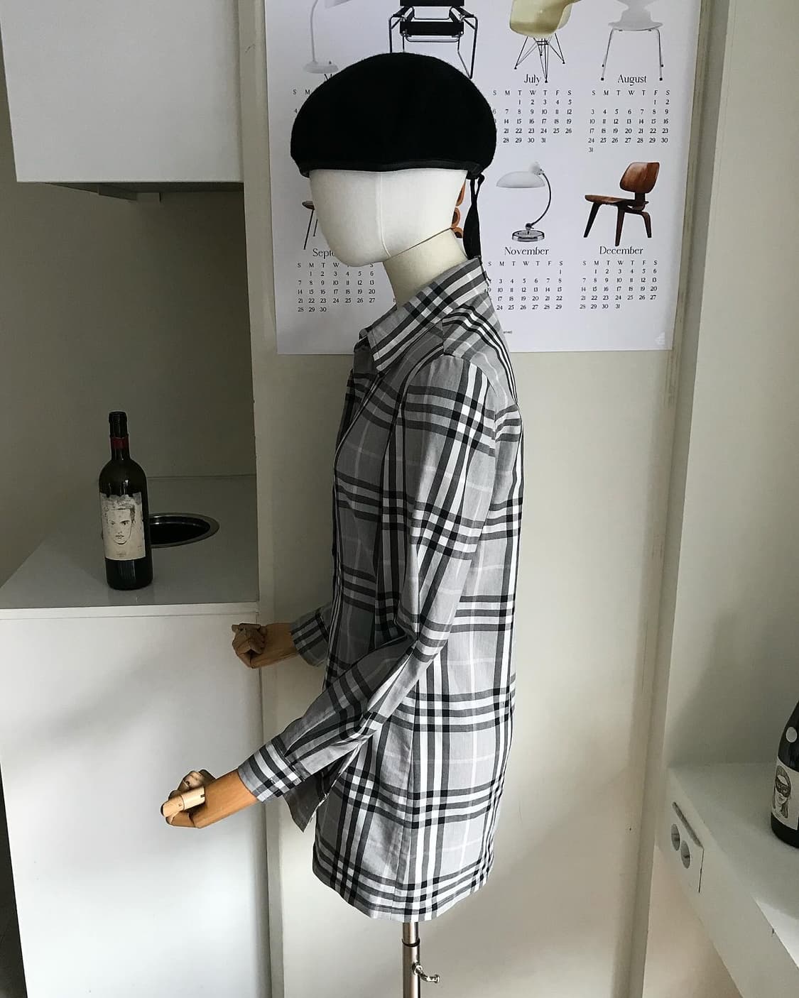 버버리 체크 셔츠형 미니 원피스 상품이미지7