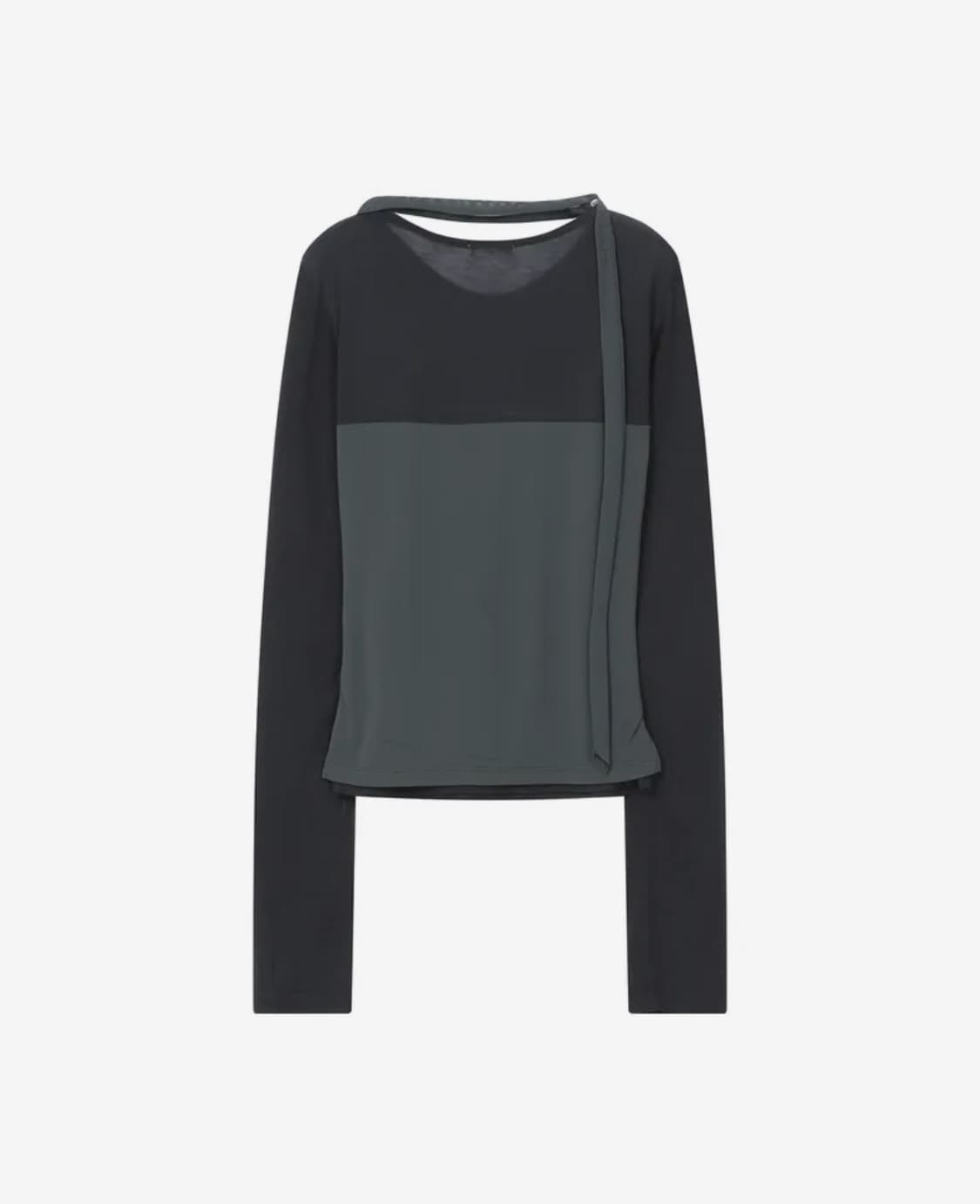 미세키서울 Sheer layered scarf long sleeves 상품이미지3