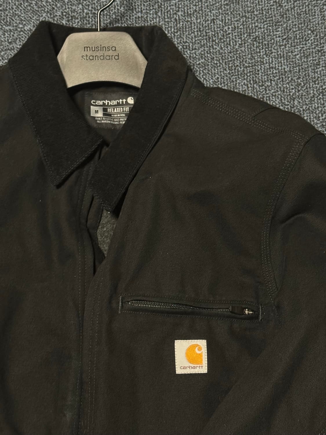칼하트 디트로이트 자켓 us 블랙 M사이즈 상품이미지2