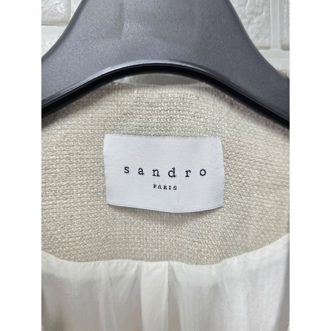 택포// M 산드로 Sandro 린넨 롱 코트  상품이미지2
