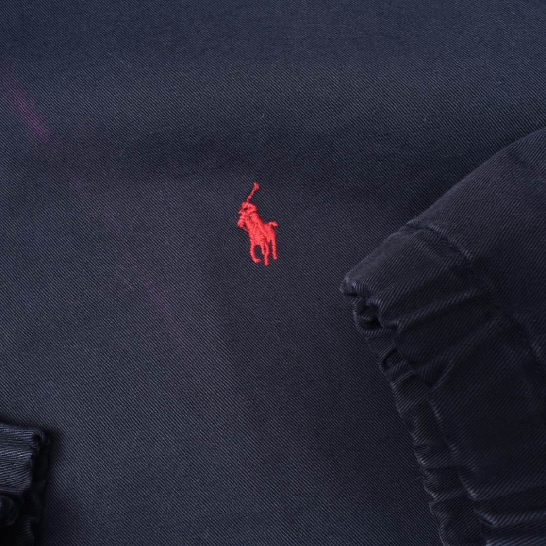 80S 폴로 랄프로렌 블루종 자켓 코튼 헤링턴 점퍼 90 N0661 상품이미지5