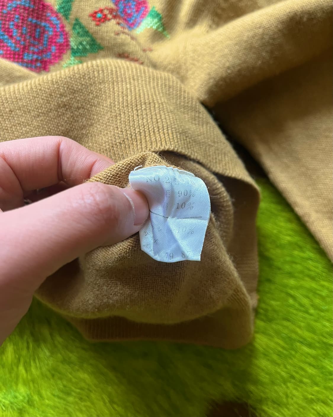 1980-90s LI•NA Chic Wool Knit Sweather 상품이미지7