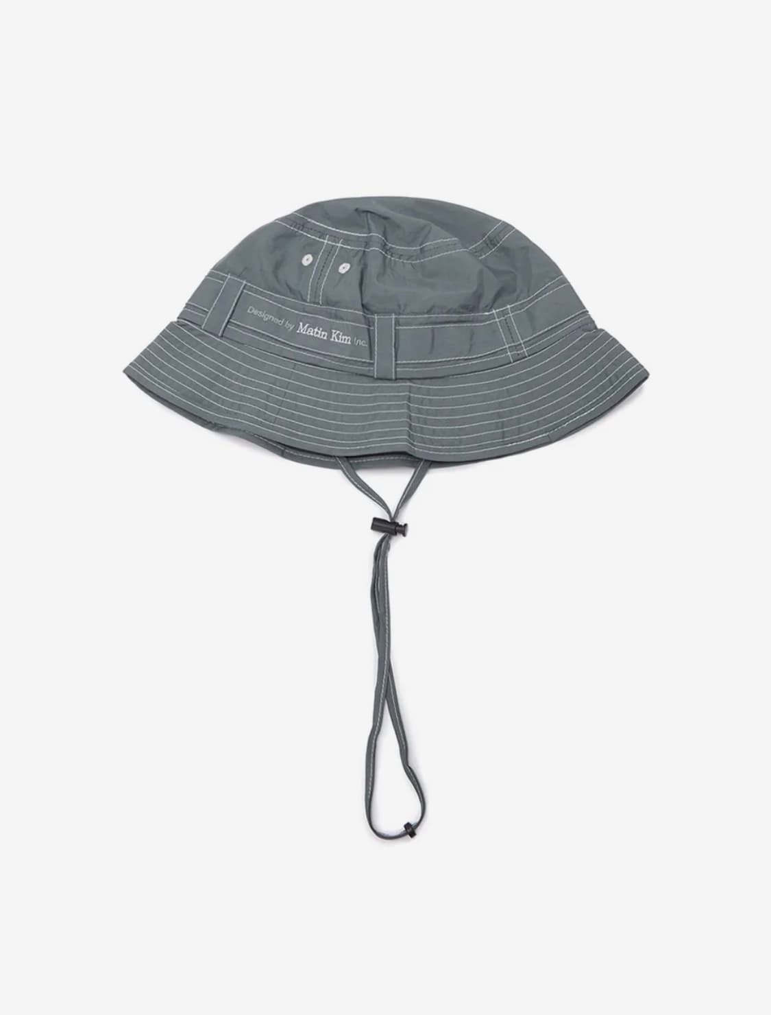 마뗑킴 스티치 사파리 버킷 햇 차콜 상품이미지1