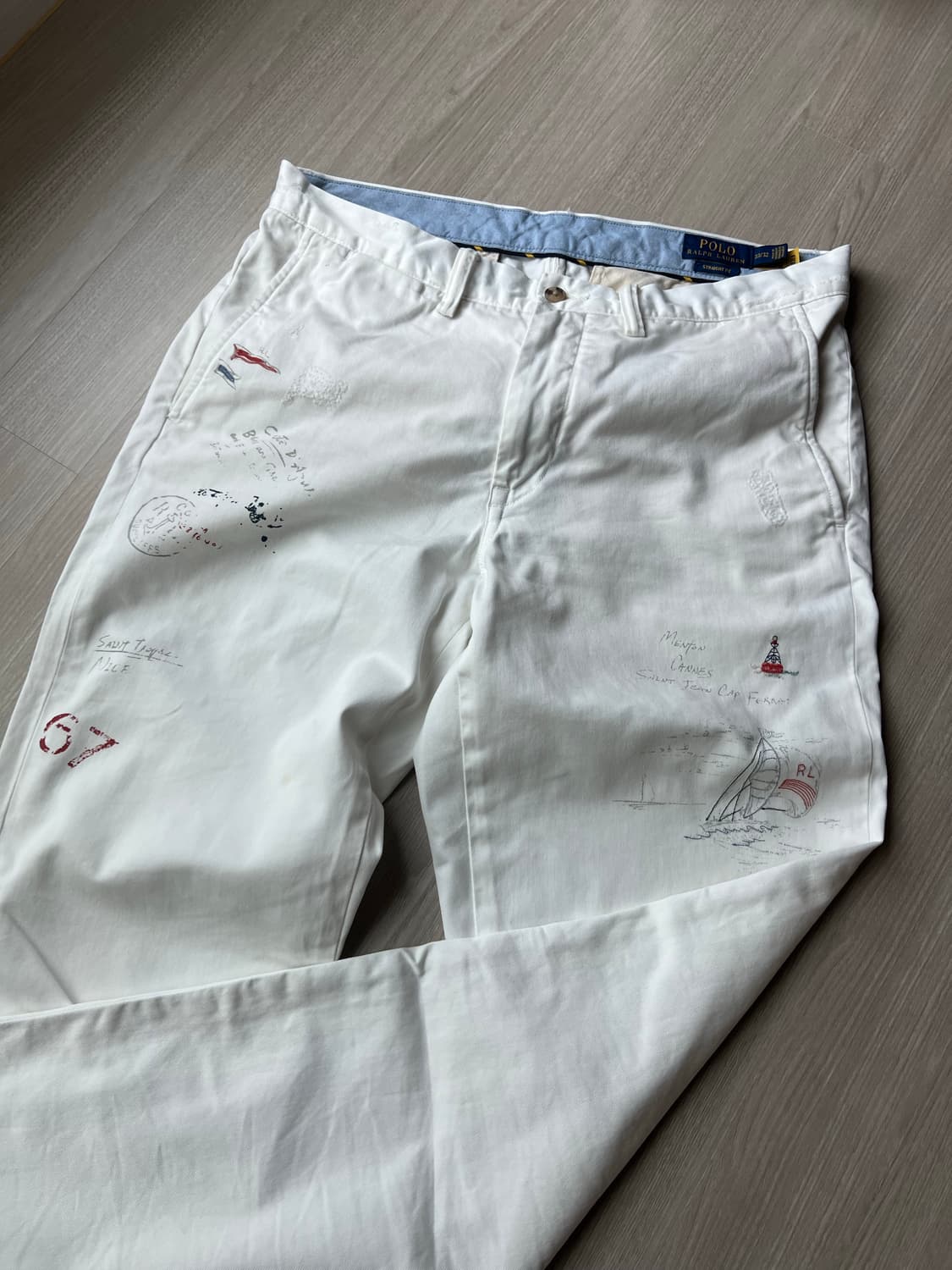 폴로 화이트 치노 상품이미지1